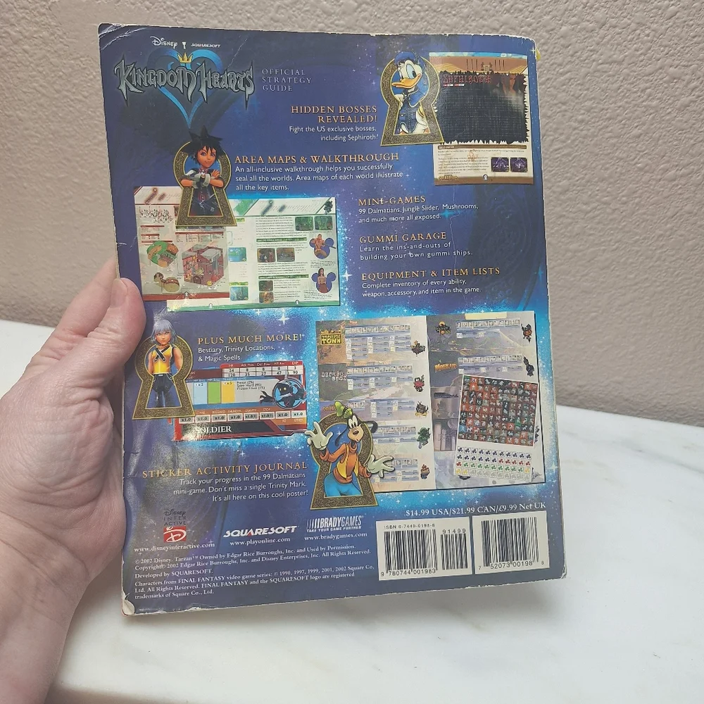 Kingdom Hearts Official Strategy Guide 2002 GUC